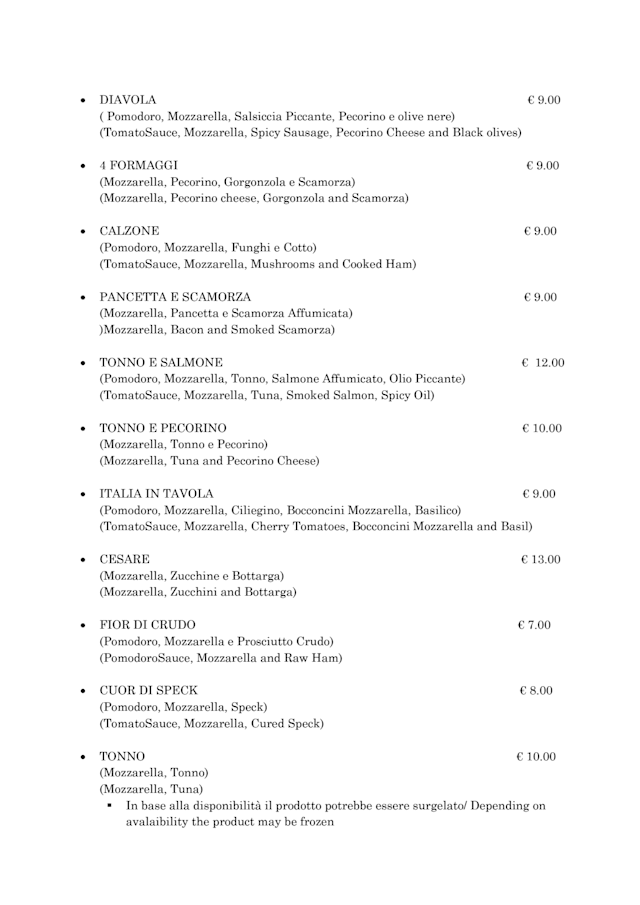 PDF Menu page 2
