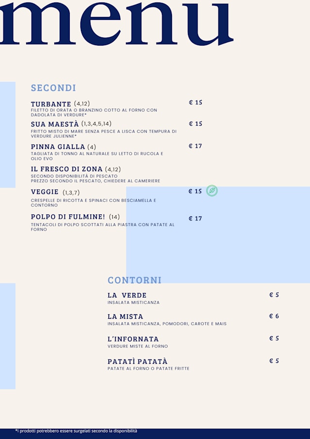 PDF Menu page 2