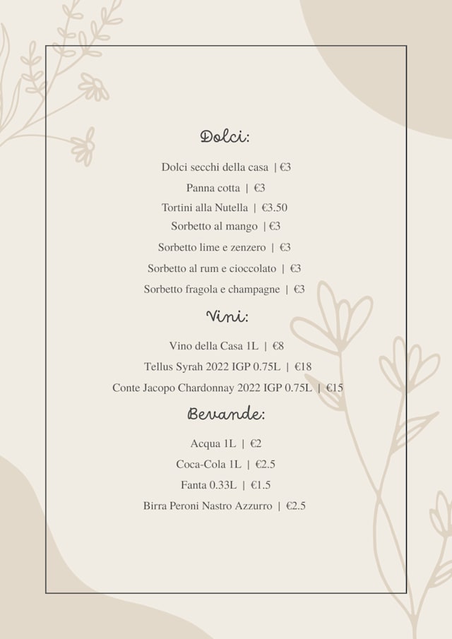 PDF Menu page 2