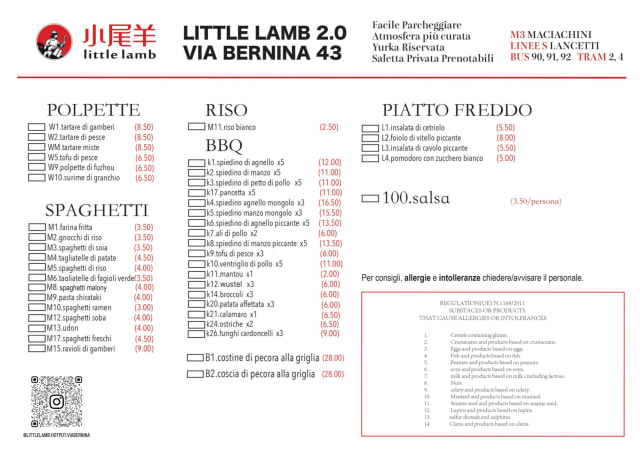 PDF Menu page 2