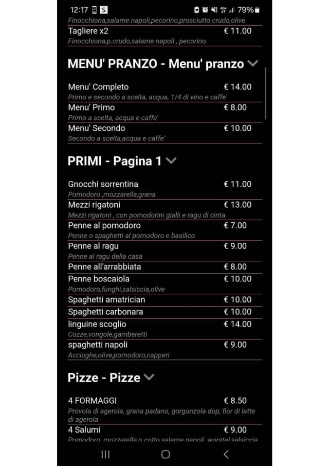 PDF Menu page 2
