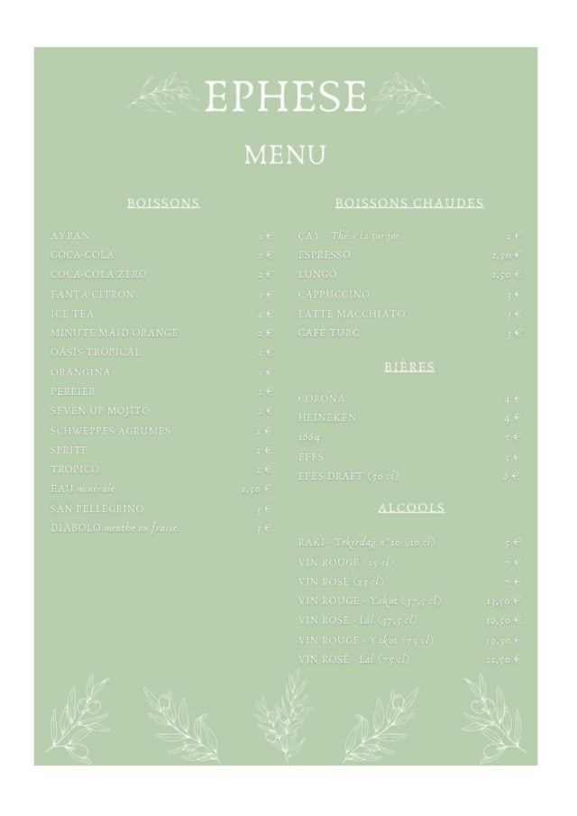 PDF Menu page 2