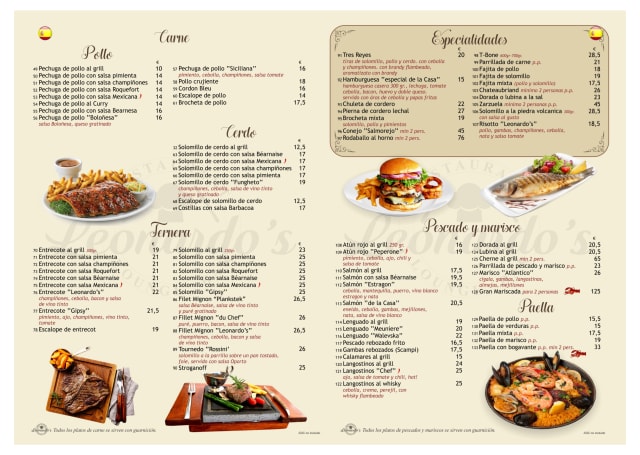 PDF Menu page 2