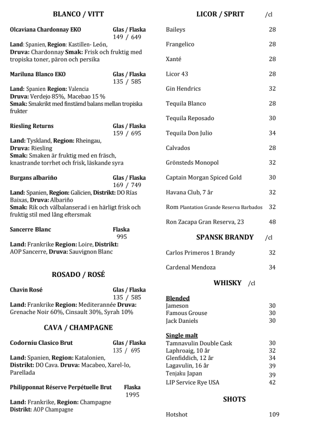 PDF Menu page 2