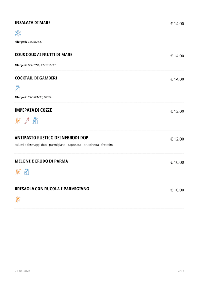 PDF Menu page 2