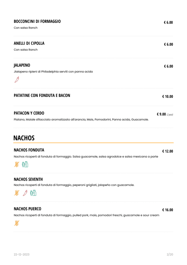 PDF Menu page 2