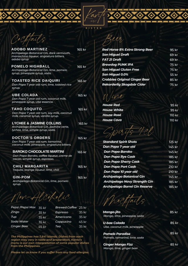 PDF Menu page 2