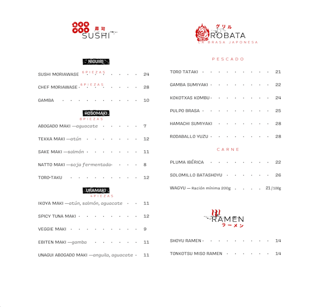 PDF Menu page 2