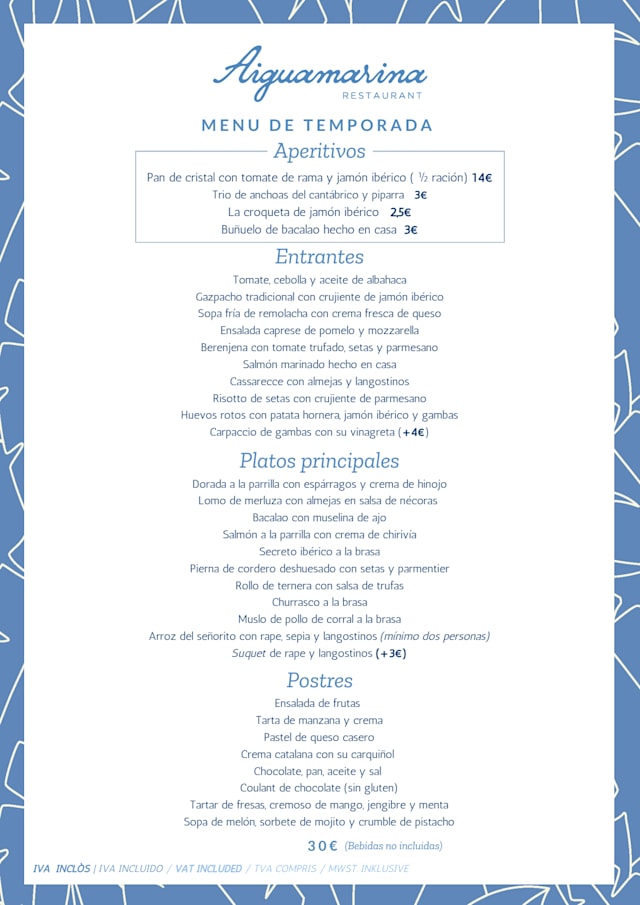 PDF Menu page 2