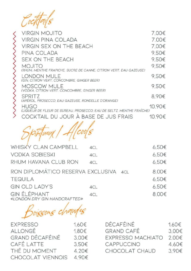 PDF Menu page 2