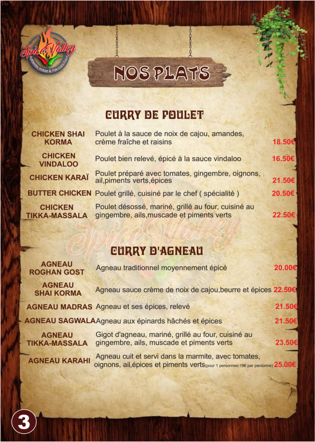 PDF Menu page 2