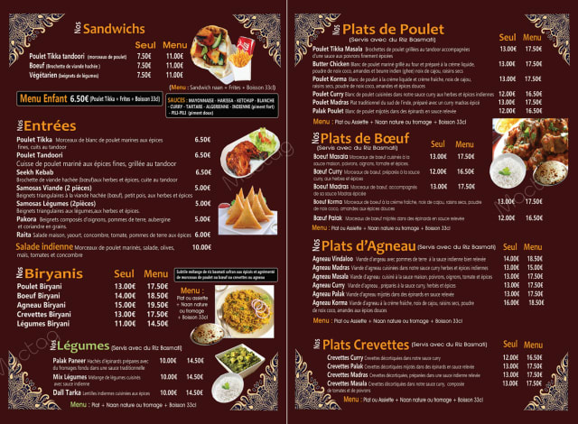 PDF Menu page 2