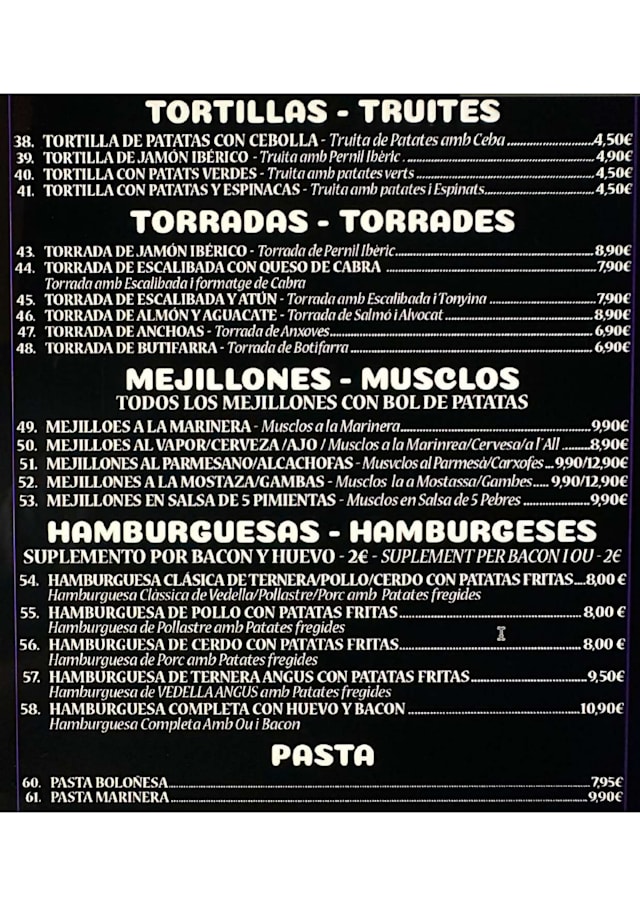 PDF Menu page 2