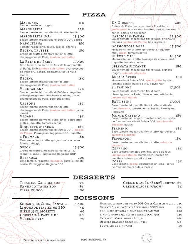 PDF Menu page 2