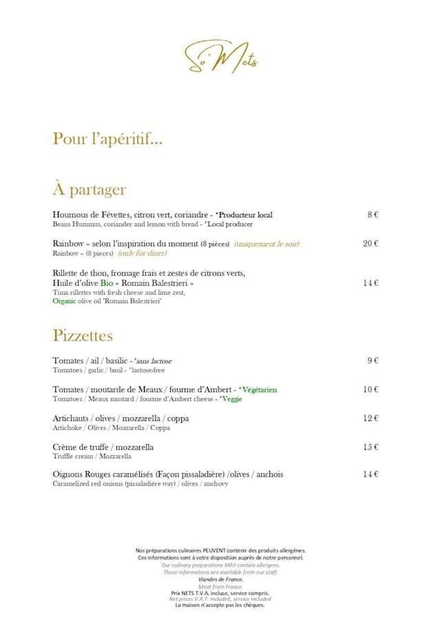 PDF Menu page 2