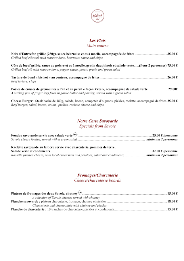 PDF Menu page 2