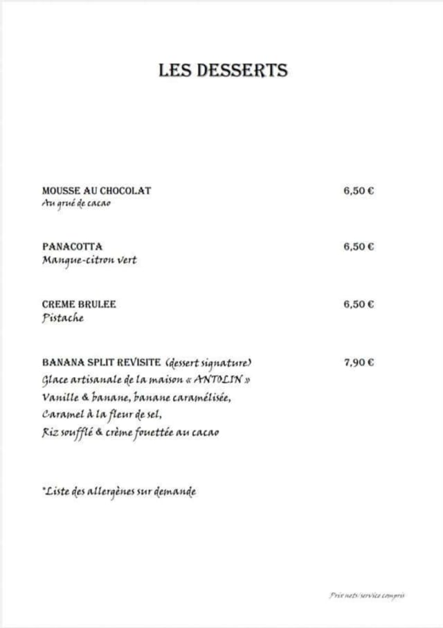 PDF Menu page 2