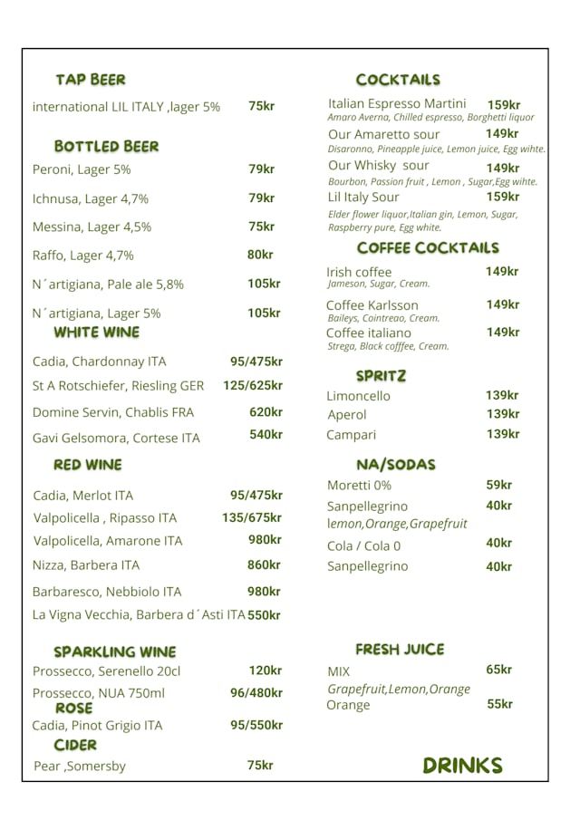 PDF Menu page 2