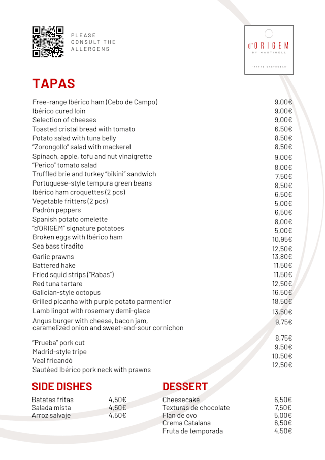 PDF Menu page 2