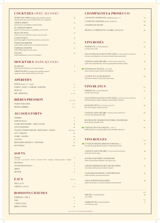 PDF Menu page 2