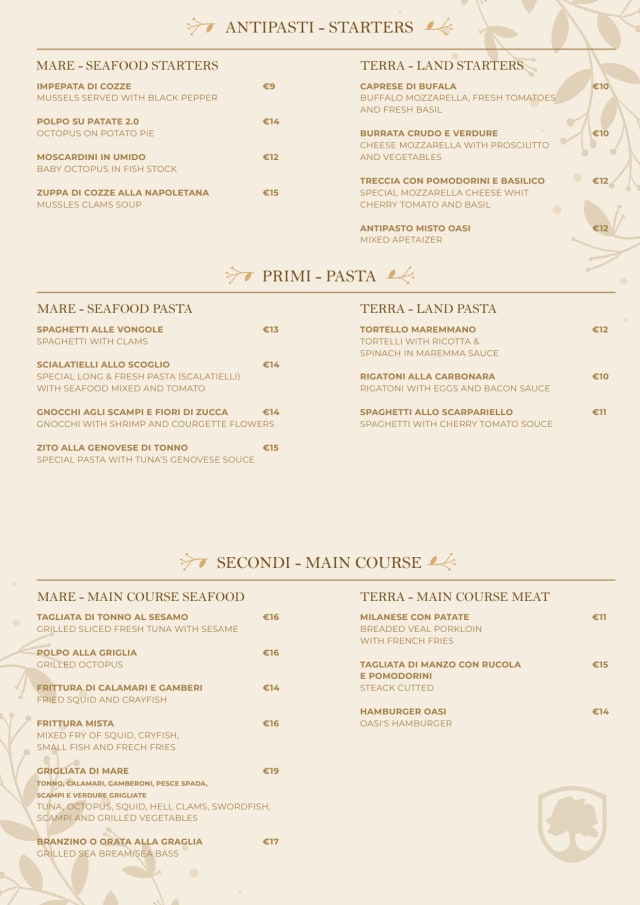 PDF Menu page 2