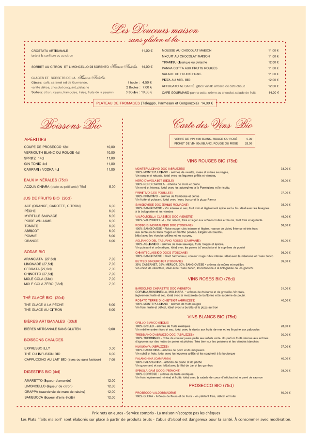 PDF Menu page 2