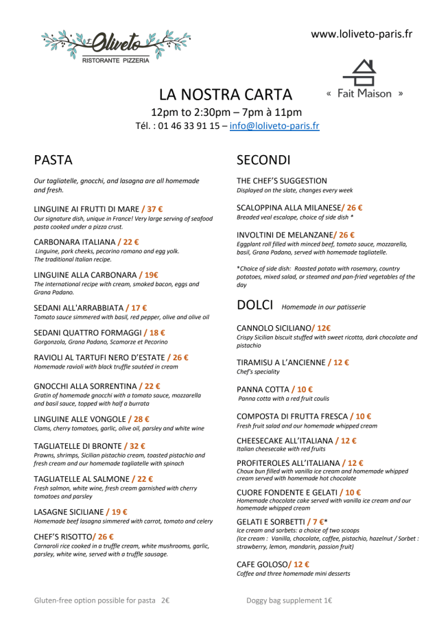 PDF Menu page 2