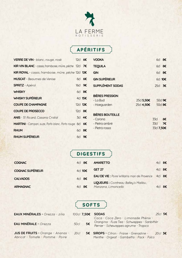 PDF Menu page 2