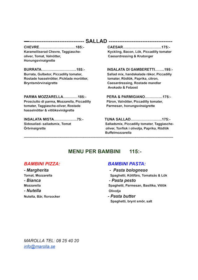 PDF Menu page 2
