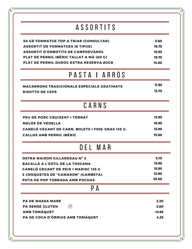 PDF Menu page 2