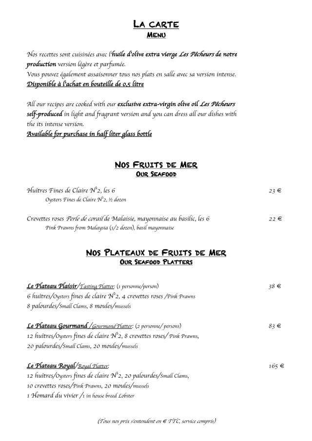 PDF Menu page 2