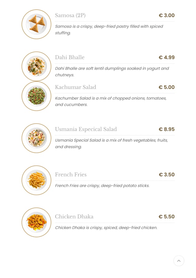 PDF Menu page 2