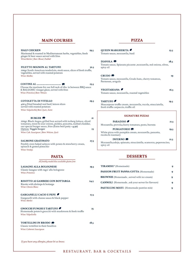 PDF Menu page 2