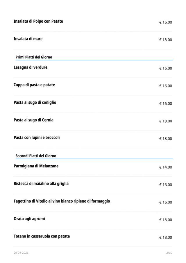PDF Menu page 2