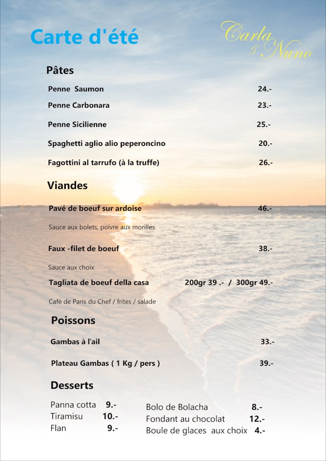 PDF Menu page 2
