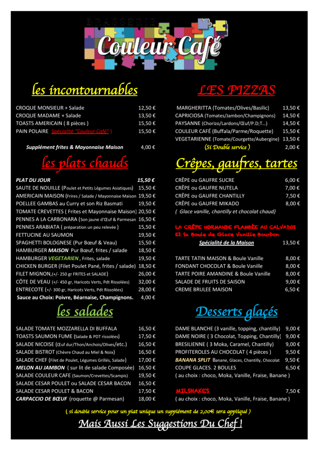 PDF Menu page 2