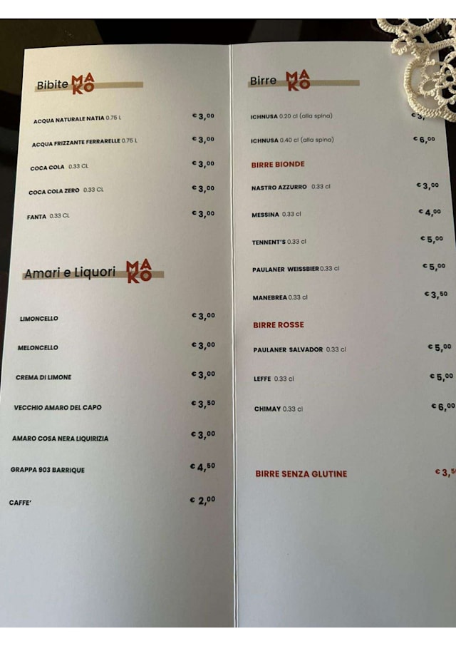 PDF Menu page 2