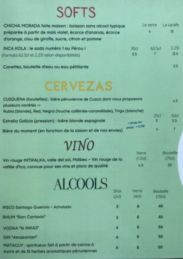 PDF Menu page 2