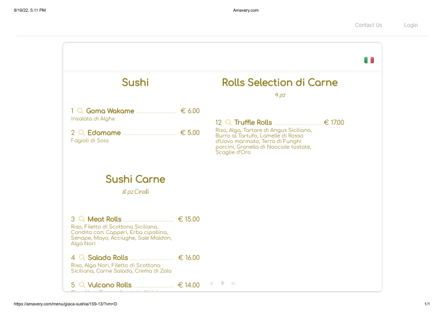 PDF Menu page 2