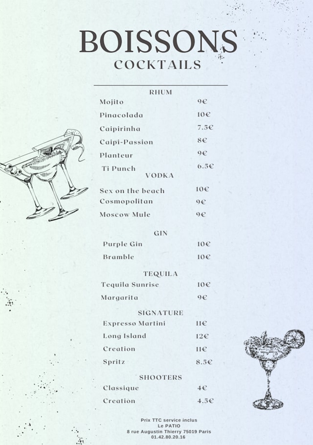 PDF Menu page 2