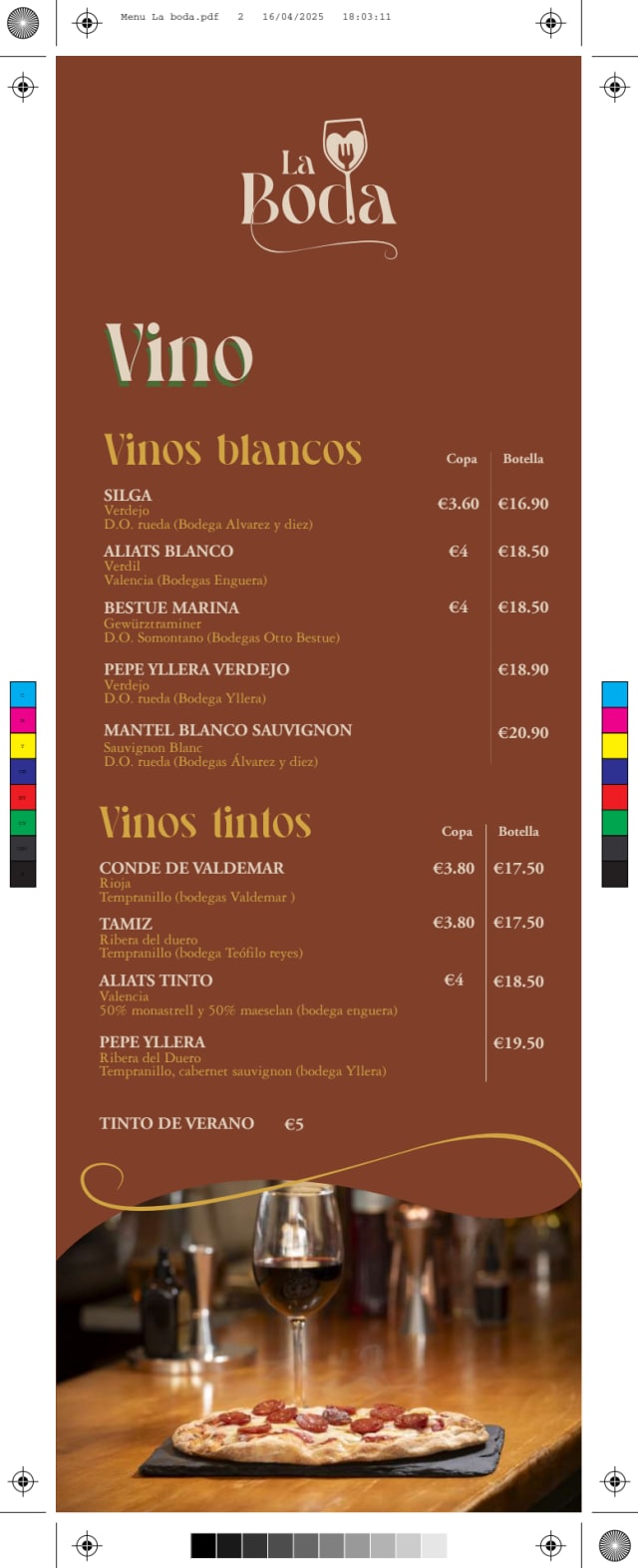 PDF Menu page 2