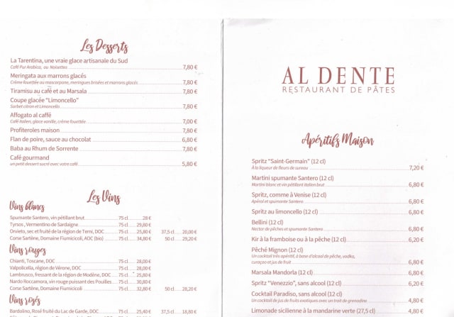 PDF Menu page 2