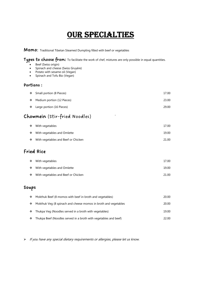 PDF Menu page 2