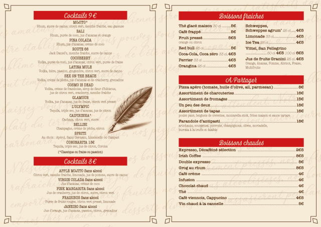 PDF Menu page 2