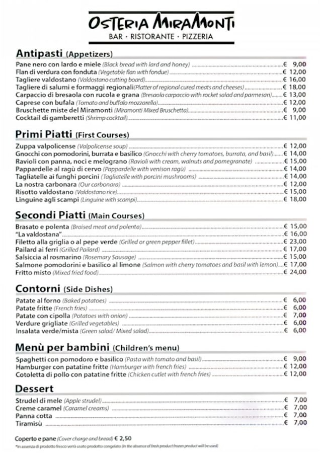 PDF Menu page 2