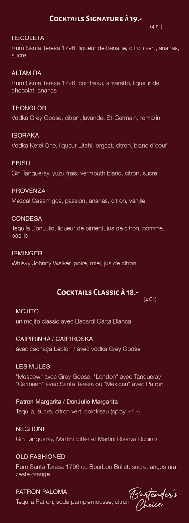 PDF Menu page 2