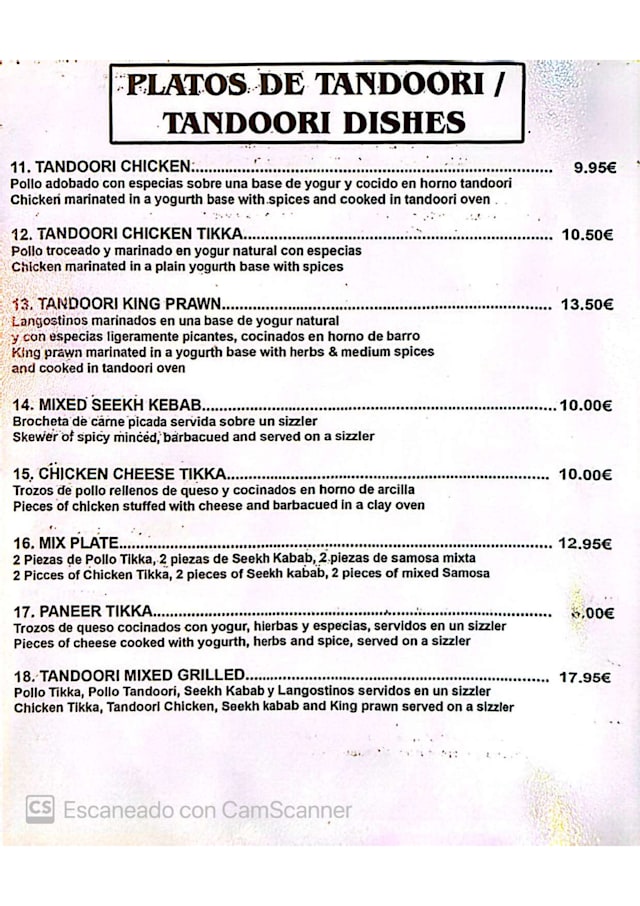 PDF Menu page 2