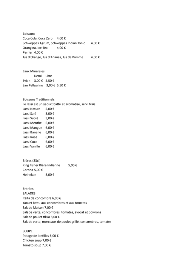 PDF Menu page 2