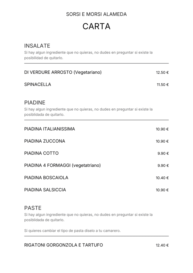 PDF Menu page 2