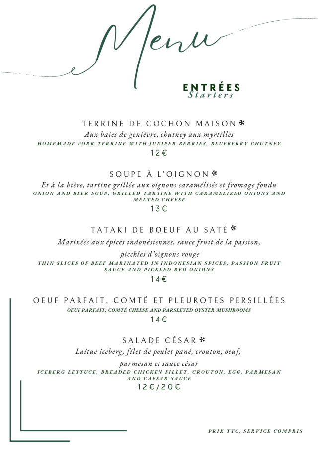 PDF Menu page 2